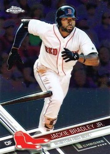 #64 Jackie Bradley Jr. - Boston Red Sox - 2017 Topps Chrome Baseball
