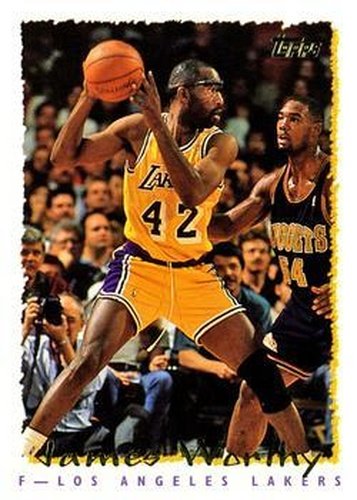#64 James Worthy - Los Angeles Lakers - 1994-95 Topps Basketball