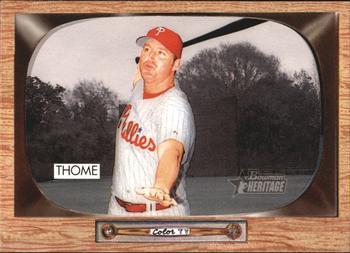 #64 Jim Thome - Philadelphia Phillies - 2004 Bowman Heritage Baseball