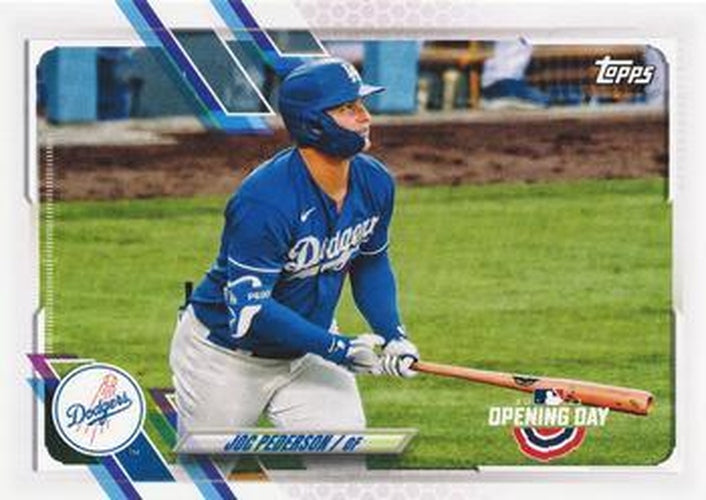 #64 Joc Pederson - Los Angeles Dodgers - 2021 Topps Opening Day Baseball