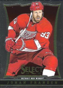 #64 Johan Franzen - Detroit Red Wings - 2013-14 Panini Select Hockey