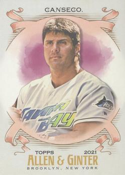 #64 Jose Canseco - Tampa Bay Devil Rays - 2021 Topps Allen & Ginter Baseball