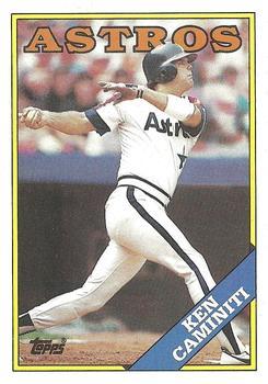 #64 Ken Caminiti - Houston Astros - 1988 Topps Baseball