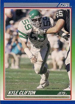 #64 Kyle Clifton - New York Jets - 1990 Score Football
