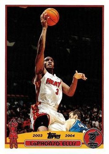 #64 LaPhonso Ellis - Miami Heat - 2003-04 Topps Basketball