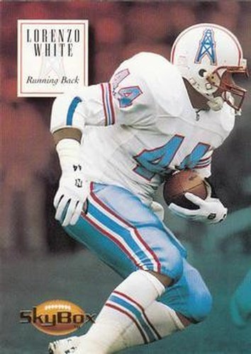 #64 Lorenzo White - Houston Oilers - 1994 SkyBox Premium Football
