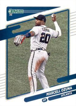 #64 Marcell Ozuna - Atlanta Braves - 2021 Donruss Baseball