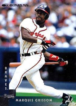 #64 Marquis Grissom - Atlanta Braves - 1997 Donruss Baseball
