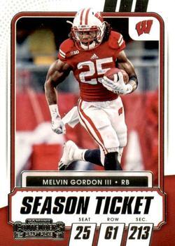 #64 Melvin Gordon III - Wisconsin Badgers - 2021 Panini Contenders Draft Picks Football