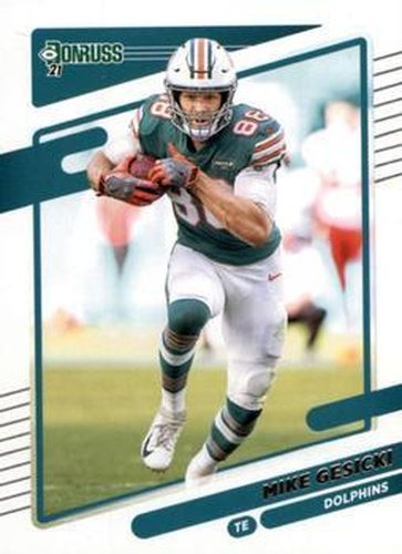 #64 Mike Gesicki - Miami Dolphins - 2021 Donruss Football