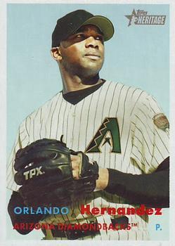 #64 Orlando Hernandez - Arizona Diamondbacks - 2006 Topps Heritage Baseball