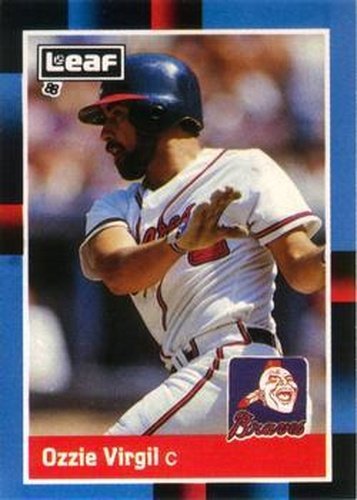 #64 Ozzie Virgil - Atlanta Braves - 1988 Leaf Baseball
