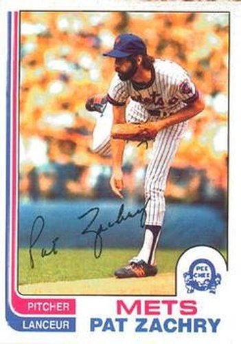 #64 Pat Zachry - New York Mets - 1982 O-Pee-Chee Baseball