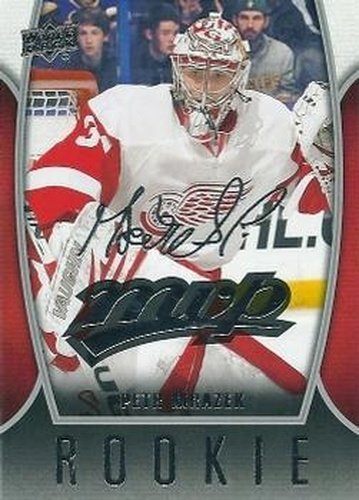 #64 Petr Mrazek - Detroit Red Wings - 2013-14 Upper Deck - MVP Hockey
