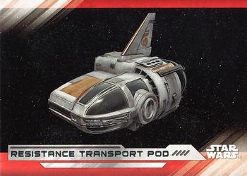 #64 Resistance Transport Pod - 2017 Topps Star Wars The Last Jedi