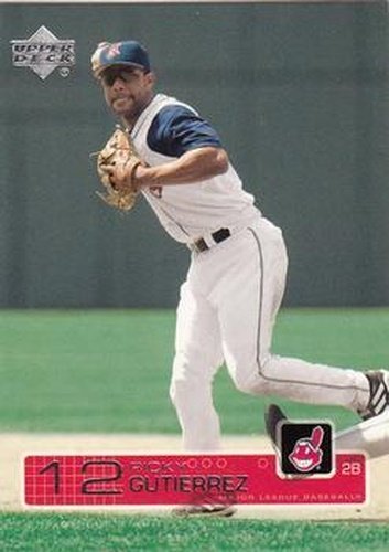 #64 Ricky Gutierrez - Cleveland Indians - 2003 Upper Deck Baseball