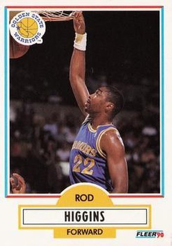 #64 Rod Higgins - Golden State Warriors - 1990-91 Fleer Basketball