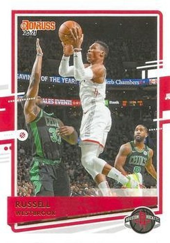 #64 Russell Westbrook - Houston Rockets - 2020-21 Donruss Basketball