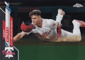 #64 Scott Kingery - Philadelphia Phillies - 2020 Topps Chrome Baseball
