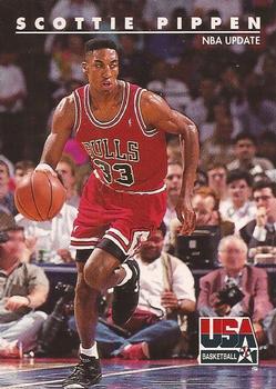 #64 Scottie Pippen - USA - 1992 SkyBox USA Basketball