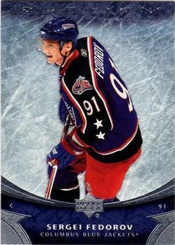 #64 Sergei Fedorov - Columbus Blue Jackets - 2006-07 Upper Deck Ovation Hockey
