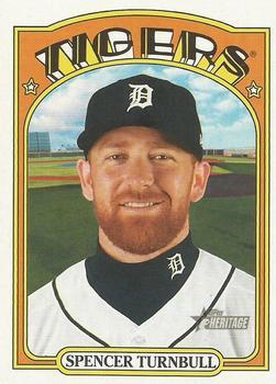#64 Spencer Turnbull - Detroit Tigers - 2021 Topps Heritage Baseball