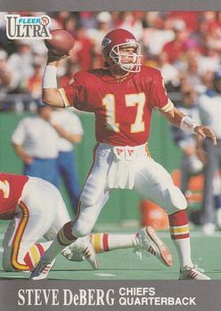 #64 Steve DeBerg - Kansas City Chiefs - 1991 Ultra Football