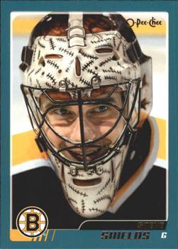 #64 Steve Shields - Boston Bruins - 2003-04 O-Pee-Chee Hockey