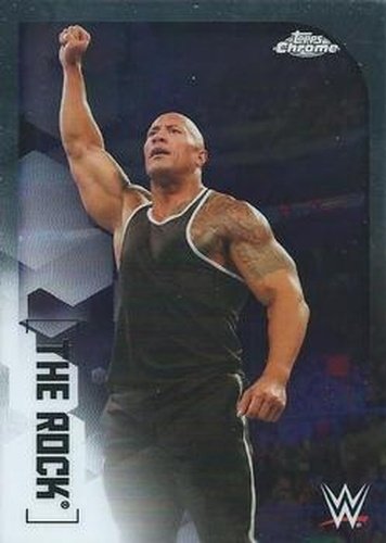 #64 The Rock - 2020 Topps WWE Chrome Wrestling