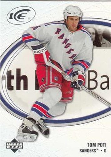 #64 Tom Poti - New York Rangers - 2005-06 Upper Deck Ice Hockey