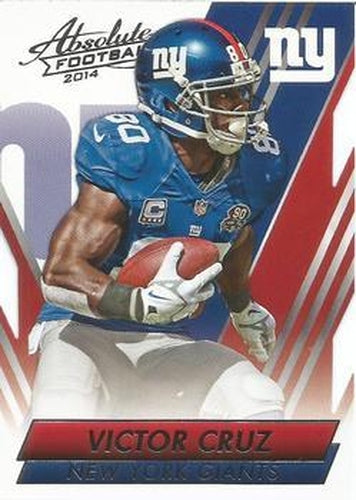 #64 Victor Cruz - New York Giants - 2014 Panini Absolute - Retail Football