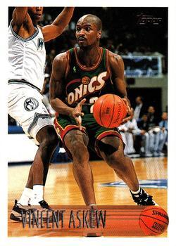 #64 Vincent Askew - Seattle SuperSonics - 1996-97 Topps Basketball