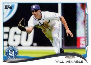 #64 Will Venable - San Diego Padres - 2014 Topps Baseball