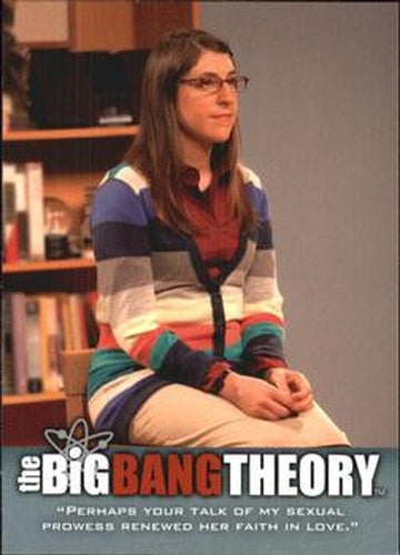 #64 "Perhaps your talk of my sexual prowess renewed he - 2013 Big Bang Theory Seasons 3 & 4