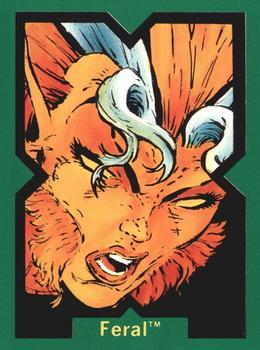 #64 Feral - 1991 Marvel Comic Images X-Force