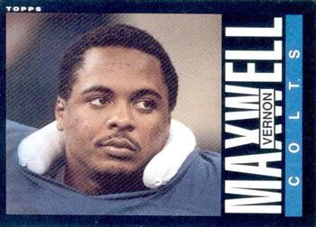 #264 Vernon Maxwell - Indianapolis Colts - 1985 Topps Football