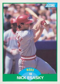 #64 Nick Esasky - Cincinnati Reds - 1989 Score Baseball