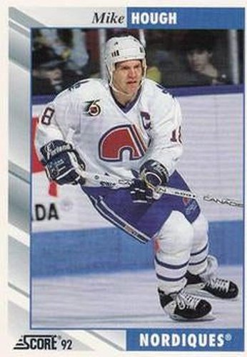 #64 Mike Hough - Quebec Nordiques - 1992-93 Score USA Hockey