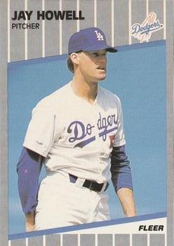 #64 Jay Howell - Los Angeles Dodgers - 1989 Fleer Baseball