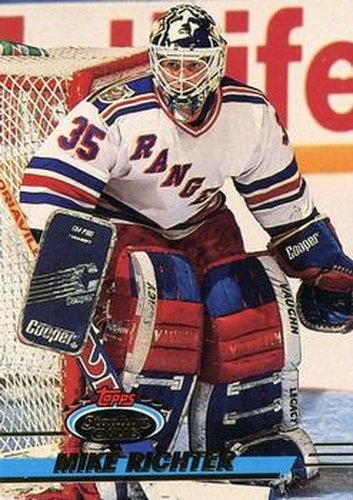 #64 Mike Richter - New York Rangers - 1993-94 Stadium Club Hockey