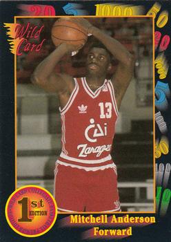 #64 Mitchell Anderson - Bradley Braves - 1991-92 Wild Card Basketball