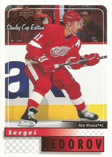 #64 Sergei Fedorov - Detroit Red Wings - 1999-00 Upper Deck MVP Stanley Cup Edition Hockey