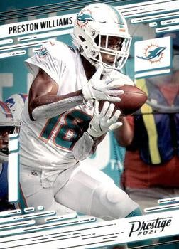 #64 Preston Williams - Miami Dolphins - 2021 Panini Prestige Football