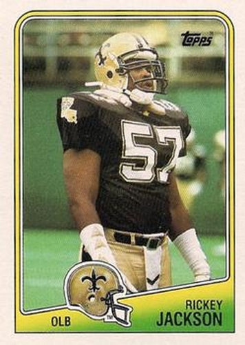 #64 Rickey Jackson - New Orleans Saints - 1988 Topps Football