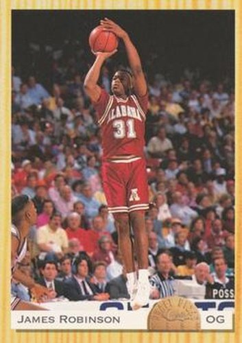 #64 James Robinson - Alabama Crimson Tide - 1993 Classic Draft Picks Basketball