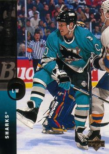 #64 Johan Garpenlov - San Jose Sharks - 1994-95 Upper Deck Hockey