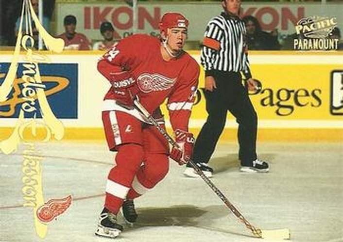 #64 Anders Eriksson - Detroit Red Wings - 1997-98 Pacific Paramount Hockey