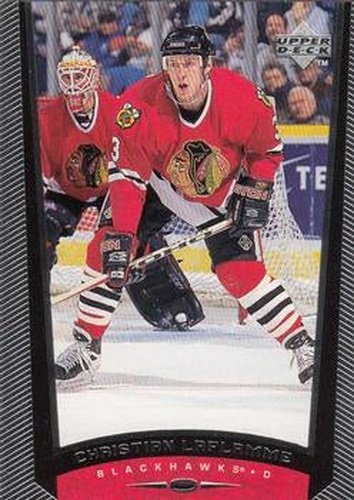 #64 Christian LaFlamme - Chicago Blackhawks - 1998-99 Upper Deck Hockey