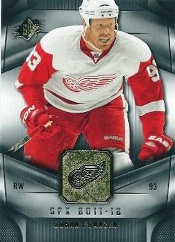 #64 Johan Franzen - Detroit Red Wings - 2011-12 SPx Hockey