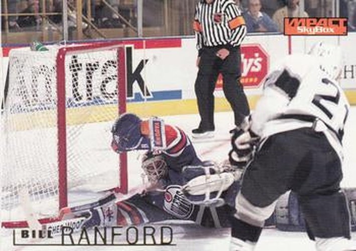 #64 Bill Ranford - Edmonton Oilers - 1995-96 SkyBox Impact Hockey